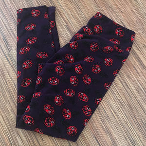 LuLaRoe Halloween Pumpkin Leggings One Size EUC